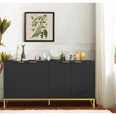 Fluted Sideboard Buffet Cabinet