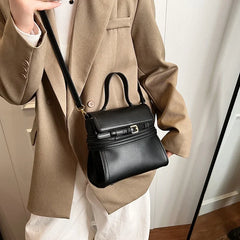 Soft Short Handle Faux Leather Crossbody Bags