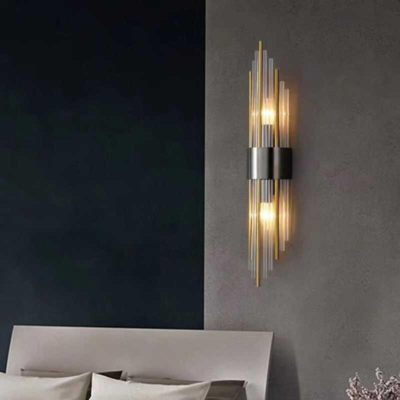 Crystal LED Stainless Steel Wall Lights Sconces