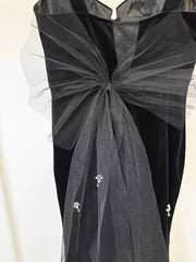 Embellished Velvet Mermaid Dress