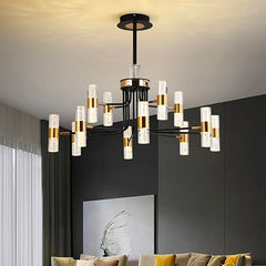 Modern Pipe Pendant Led Chandeliers Ceiling Lamp