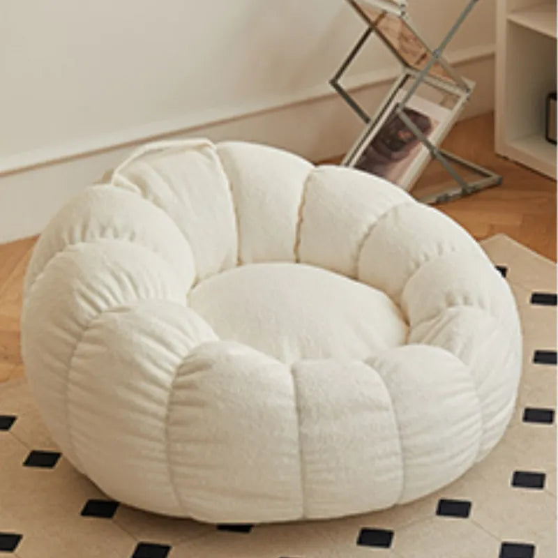 Velvet Leisure Small Sofa with Stool Bedroom Furniture