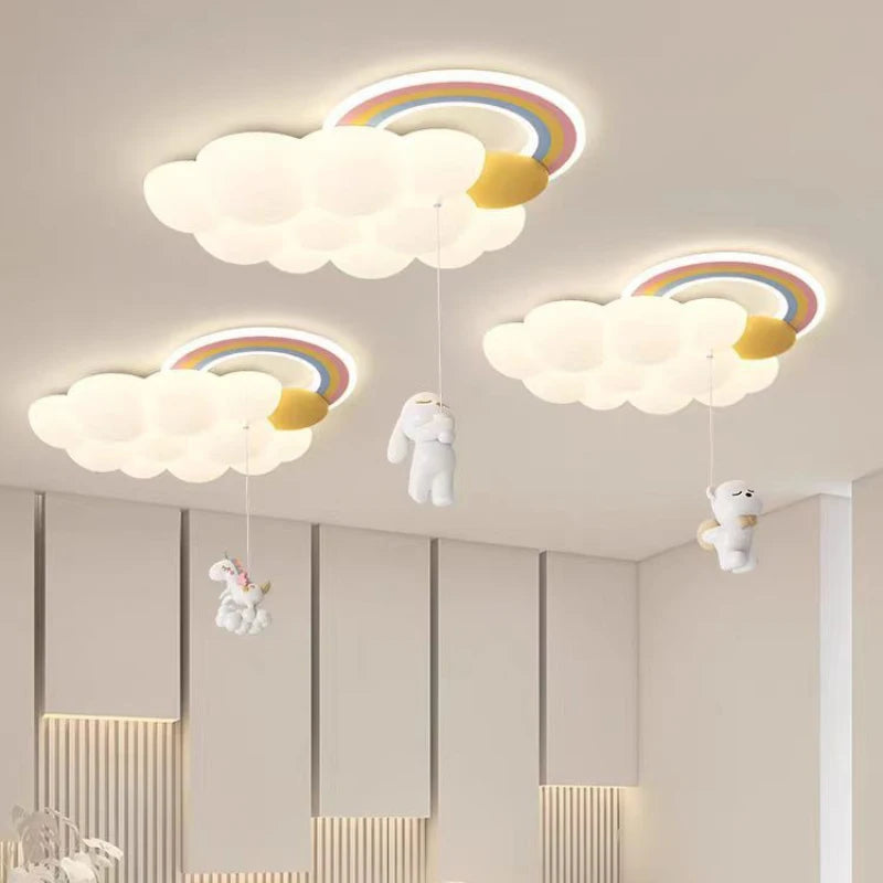 Rainbow Cloud Ceiling Lights LED Children room lighting