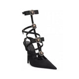 Belt Buckle Thin High Heels Metal Decorative Sandals