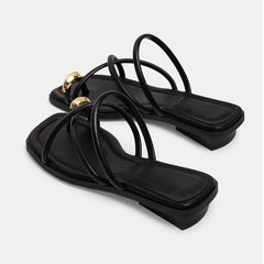 Women's Gladiator Open Toe Low Heels Sandals