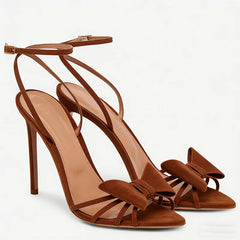 Bow Detail Thin Heel Sandals