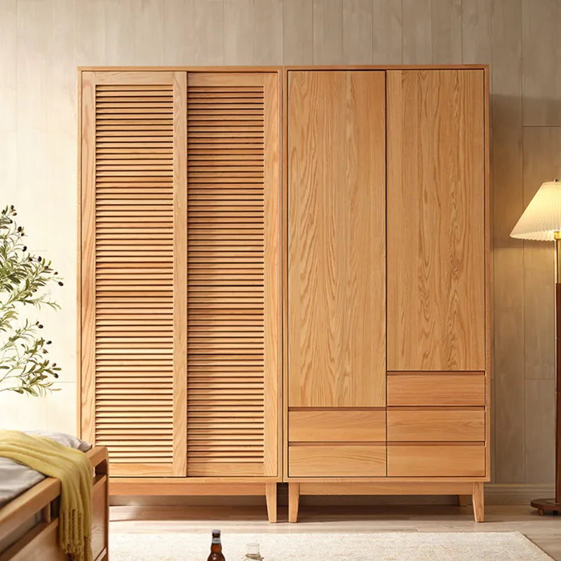  Wooden Sliding Door Drawers Wardrobe Multifunctional Furniture