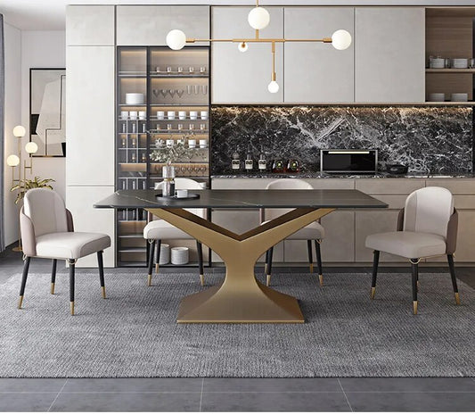 Large Rectangular Dining Table Modern Kitchen Furniture