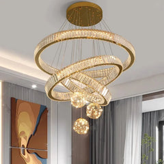 Home decoration Pendant lights, luxury crystal living room chandelier, dining room Pendant lamp, ceiling light, indoor lighting Golden Atelier 1