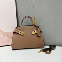 Structured Top Handle Satchel Bag