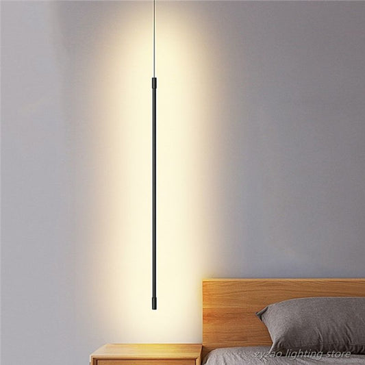 Bedside Light LED Pendant  Adjustable Line Strip Hanging Lamp