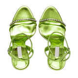 High Heel Diamond Ankle Strap Women's Shoes