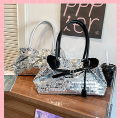 Sparkly Sequin Large Tote Bag