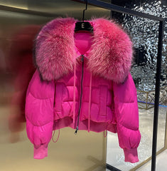 Fur Collar Puffer Jacket