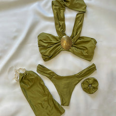 Monochrome Swimwear Set