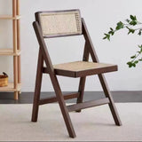 Solid Wood Rattan Foldable Chair
