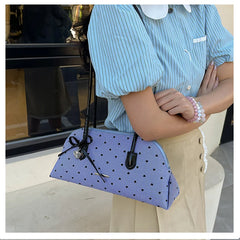 Gingham Pattern Shoulder Bag