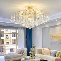 Crystal Chandelier Atmospheric Living Room Light