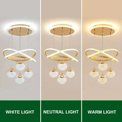 Dimmable Round Led Ring Chandelier Pendant Light