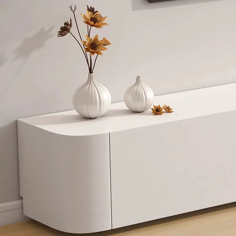 White Designer Wall TV Stands Console