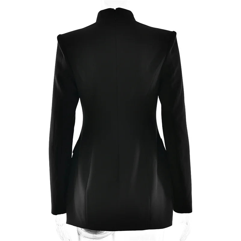 Black blazer on a white background