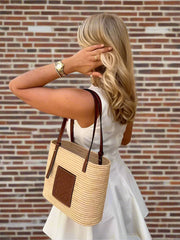 A model wearing a sleeveless, pleated summer dress with an O-neck and strapless design, showcasing its flowy silhouette and vibrant color. Golden Atelier 3