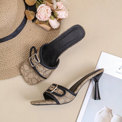 Square Toe Stiletto Heels