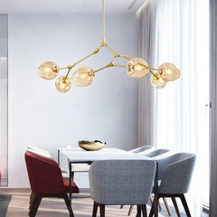 Golden Magic Bean Branching Ceiling Chandelier 