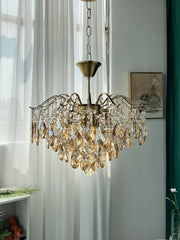 Crystal Chandelier Chain Pendant Ceiling Lighting