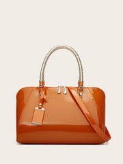 Large Capacity Structured Satchel Bag