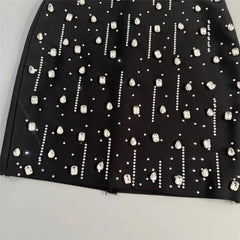 Embellished Halter Neck Mini Dress
