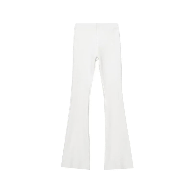 White pants on a white background