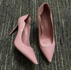 Pointed High Heels Pink Fish Mouth One-strappy Sandals