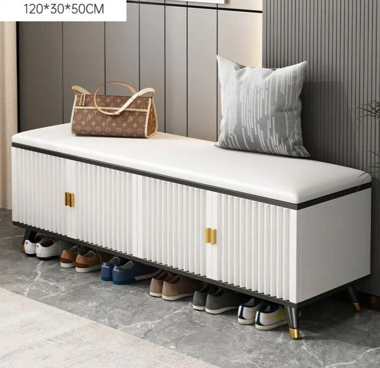 Waterproof Living Room Shoe Cabinets Dust Proof Modern Bench