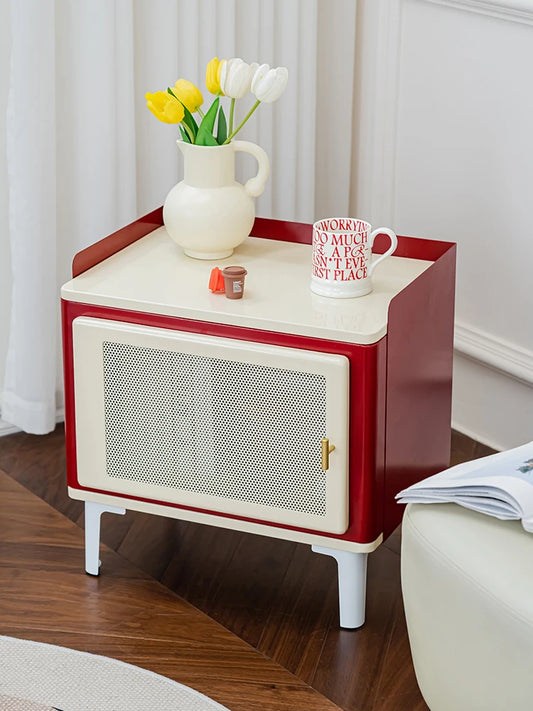 Retro Nightstands Side Table Bedside Storage Cabinets