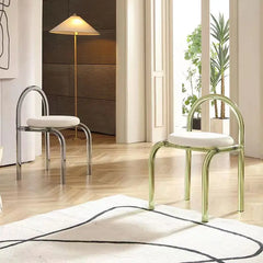 Modern Acrylic Backrest Dining Chairs