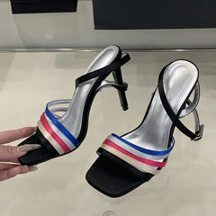 Multi-Strap Stiletto Heels