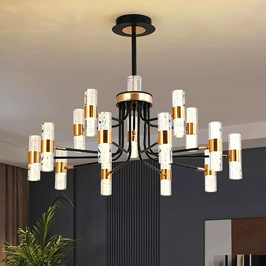Modern Pipe Pendant Led Chandeliers Ceiling Lamp