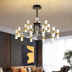 Modern Pipe Pendant Led Chandeliers Ceiling Lamp