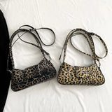 Leopard Pattern PU Leather Crossbody Bag For Women