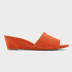 Wedge Heel Open Toe Mules