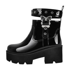 Chunky Platform Chain Detail Boots