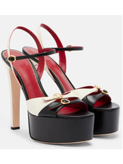 Platform Buckle Strap Stiletto Heels