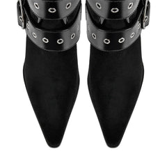 Leopard Print Lace Up Knee High Boots