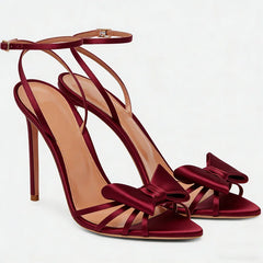 Bow Detail Thin Heel Sandals