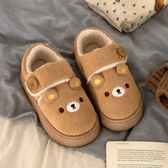 Cartoon Bear Cozy House Slippers