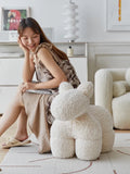 Cashmere Pony Chair Solo Sofa Leisure Low Stool Seat