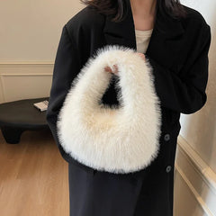 Cute Small Faux Fur Shoulder Bags