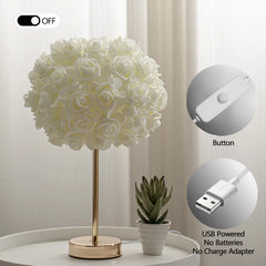 Minimalist Creative Rose Atmosphere Desk Lamp