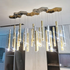 LED Gold/Silver Combinable Chandelier For Home Decoration